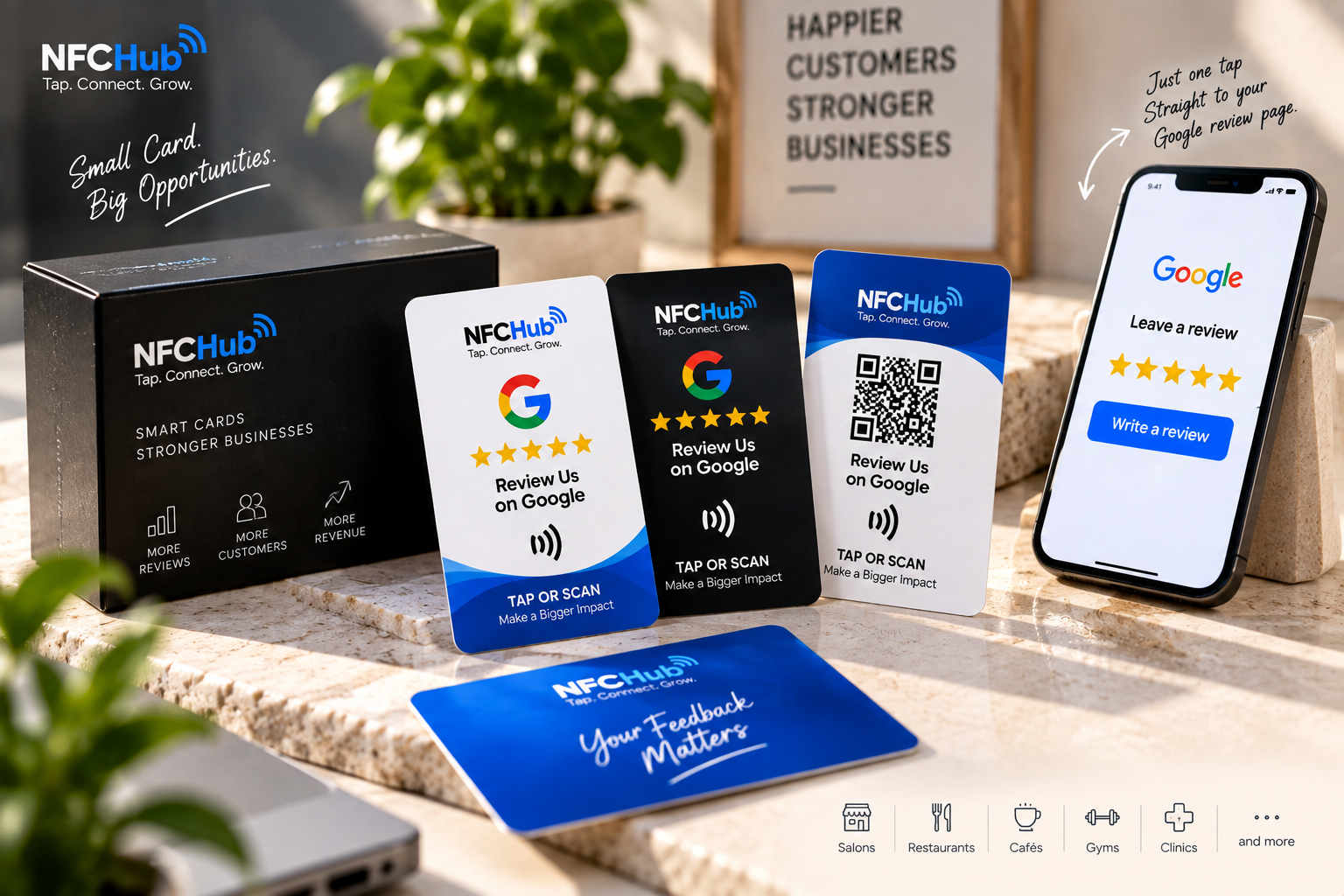 NFCHub NFC and QR cards for resellers